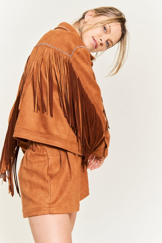 Suede studded fringe jacket-Jade By Jane-[option4]-[option5]-[option6]-[option7]-[option8]-Shop-Boutique-Clothing-for-Women-Online