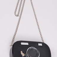 Metallic Oval Camera Iconic Swing Clutch Bag-Artini Accessories-[option4]-[option5]-[option6]-[option7]-[option8]-Shop-Boutique-Clothing-for-Women-Online