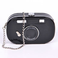 Metallic Oval Camera Iconic Swing Clutch Bag-Artini Accessories-[option4]-[option5]-[option6]-[option7]-[option8]-Shop-Boutique-Clothing-for-Women-Online