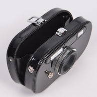 Metallic Oval Camera Iconic Swing Clutch Bag-Artini Accessories-[option4]-[option5]-[option6]-[option7]-[option8]-Shop-Boutique-Clothing-for-Women-Online