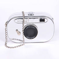 Metallic Oval Camera Iconic Swing Clutch Bag-Artini Accessories-[option4]-[option5]-[option6]-[option7]-[option8]-Shop-Boutique-Clothing-for-Women-Online