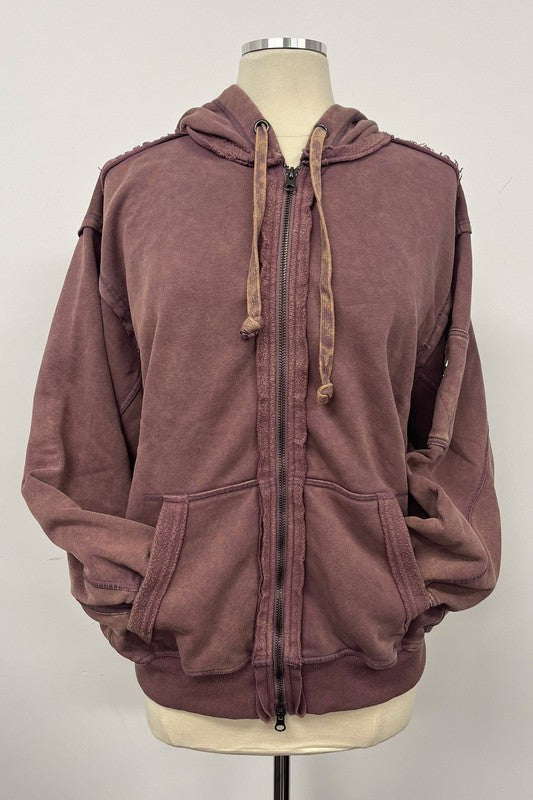 Fiori Hoodie Jacket-Aemi + Co-[option4]-[option5]-[option6]-[option7]-[option8]-Shop-Boutique-Clothing-for-Women-Online