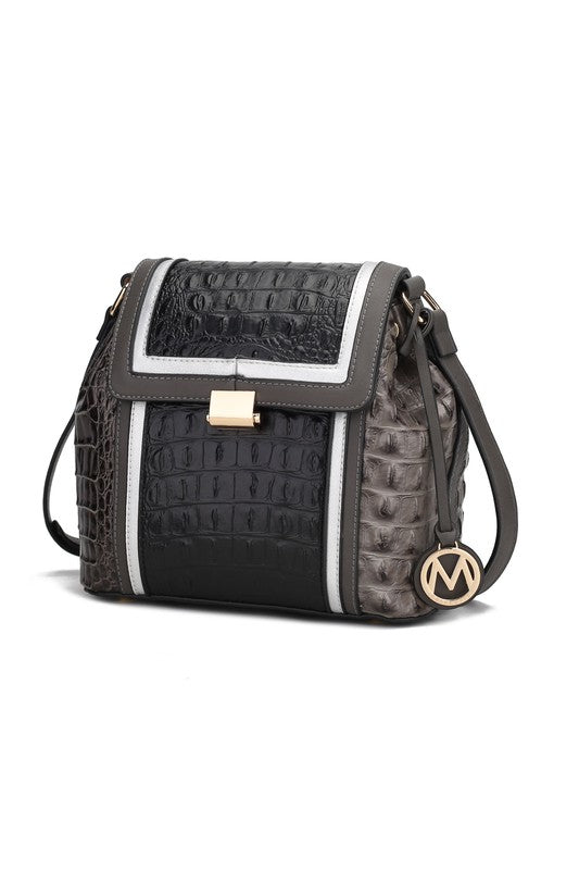 The Jamilah Crossbody Handbag by Mia k-MKF Collection by Mia K-Charcoal-One Size-[option4]-[option5]-[option6]-[option7]-[option8]-Shop-Boutique-Clothing-for-Women-Online