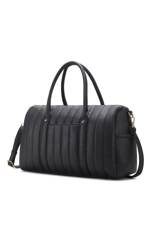 The Luana Quilted Duffle Bag by Mia K-MKF Collection by Mia K-[option4]-[option5]-[option6]-[option7]-[option8]-Shop-Boutique-Clothing-for-Women-Online