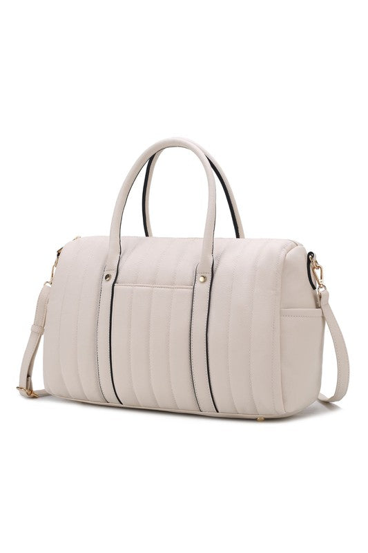The Luana Quilted Duffle Bag by Mia K-MKF Collection by Mia K-[option4]-[option5]-[option6]-[option7]-[option8]-Shop-Boutique-Clothing-for-Women-Online