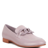 Merva Chunky Chain Leather Loafers-Rag Company-[option4]-[option5]-[option6]-[option7]-[option8]-Shop-Boutique-Clothing-for-Women-Online