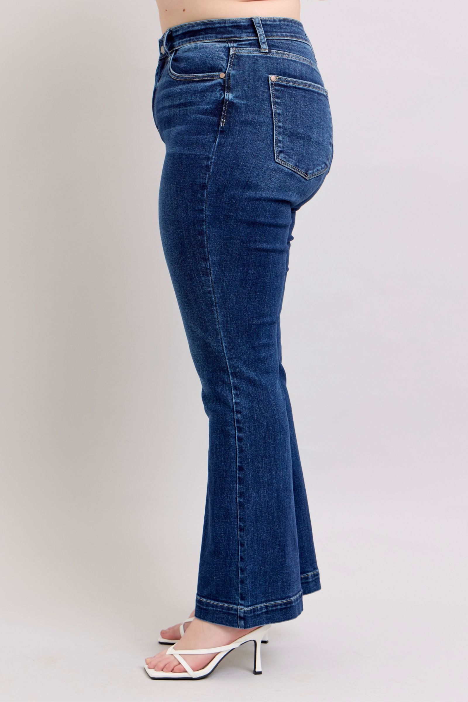 Judy Blue High Rise Flare Jeans-Trendsi-[option4]-[option5]-[option6]-[option7]-[option8]-Shop-Boutique-Clothing-for-Women-Online