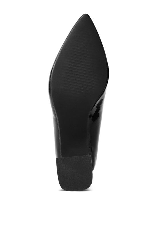 Zaila Metallic Accent Block Heel Pumps-Rag Company-[option4]-[option5]-[option6]-[option7]-[option8]-Shop-Boutique-Clothing-for-Women-Online