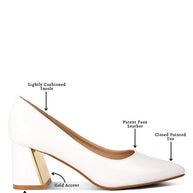 Zaila Metallic Accent Block Heel Pumps-Rag Company-[option4]-[option5]-[option6]-[option7]-[option8]-Shop-Boutique-Clothing-for-Women-Online