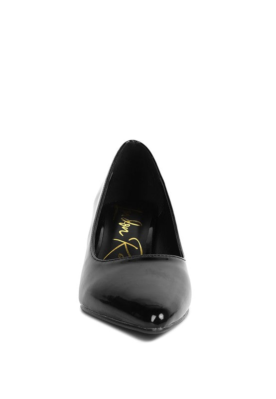 Zaila Metallic Accent Block Heel Pumps-Rag Company-[option4]-[option5]-[option6]-[option7]-[option8]-Shop-Boutique-Clothing-for-Women-Online