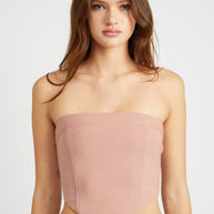 BACK LACE UP TUBE TOP-Emory Park-[option4]-[option5]-[option6]-[option7]-[option8]-Shop-Boutique-Clothing-for-Women-Online