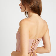 BACK LACE UP TUBE TOP-Emory Park-[option4]-[option5]-[option6]-[option7]-[option8]-Shop-Boutique-Clothing-for-Women-Online