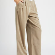REVERSE WAIST BAND TAILORED PANTS-Emory Park-[option4]-[option5]-[option6]-[option7]-[option8]-Shop-Boutique-Clothing-for-Women-Online