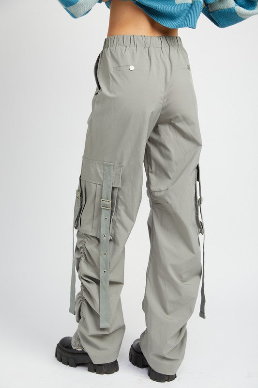 CARGO PARACHUTE PANTS-Emory Park-[option4]-[option5]-[option6]-[option7]-[option8]-Shop-Boutique-Clothing-for-Women-Online