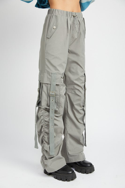 CARGO PARACHUTE PANTS-Emory Park-[option4]-[option5]-[option6]-[option7]-[option8]-Shop-Boutique-Clothing-for-Women-Online