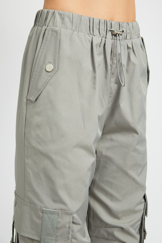CARGO PARACHUTE PANTS-Emory Park-[option4]-[option5]-[option6]-[option7]-[option8]-Shop-Boutique-Clothing-for-Women-Online