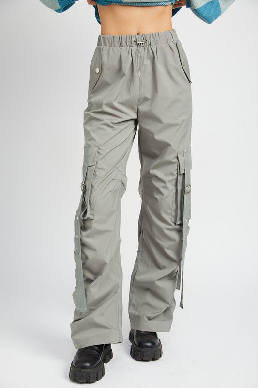 CARGO PARACHUTE PANTS-Emory Park-[option4]-[option5]-[option6]-[option7]-[option8]-Shop-Boutique-Clothing-for-Women-Online