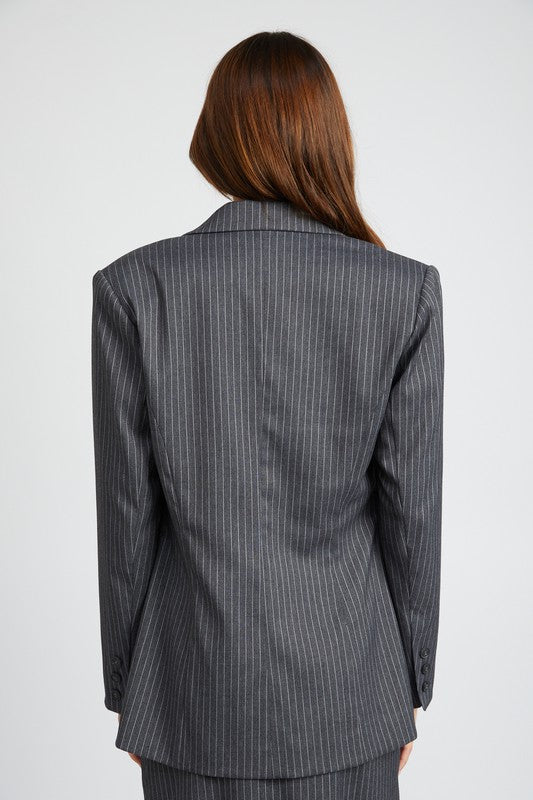 PIN STRIPED BLAZER JACKET-Emory Park-[option4]-[option5]-[option6]-[option7]-[option8]-Shop-Boutique-Clothing-for-Women-Online