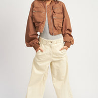 CROPPED BOMBER JACKET-Emory Park-[option4]-[option5]-[option6]-[option7]-[option8]-Shop-Boutique-Clothing-for-Women-Online