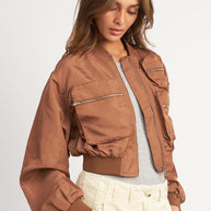 CROPPED BOMBER JACKET-Emory Park-[option4]-[option5]-[option6]-[option7]-[option8]-Shop-Boutique-Clothing-for-Women-Online