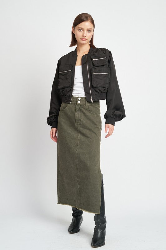 CROPPED BOMBER JACKET-Emory Park-[option4]-[option5]-[option6]-[option7]-[option8]-Shop-Boutique-Clothing-for-Women-Online