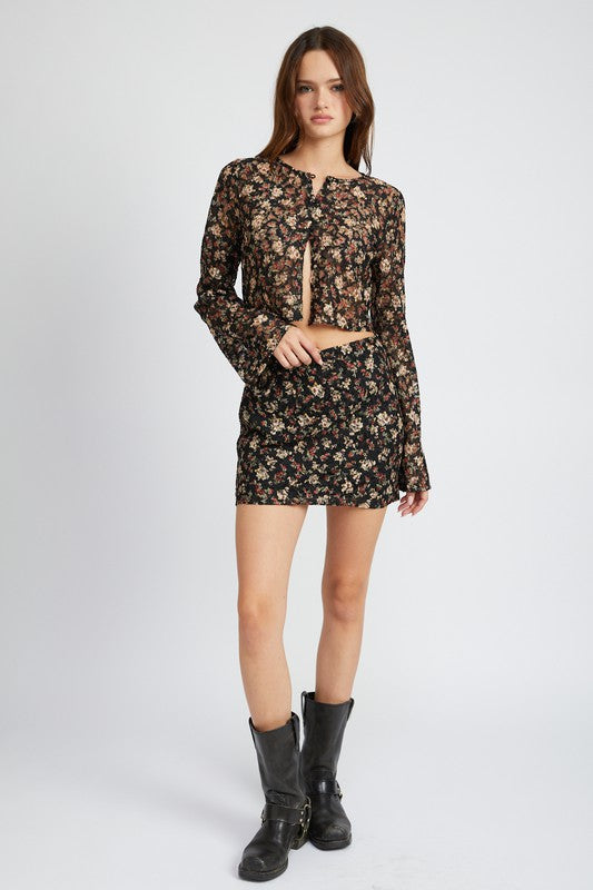 BELLL SLEEVE CROPPED TOP-Emory Park-[option4]-[option5]-[option6]-[option7]-[option8]-Shop-Boutique-Clothing-for-Women-Online