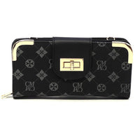 CM Monogram Turn Lock Crossbody Wallet-Fashion World-[option4]-[option5]-[option6]-[option7]-[option8]-Shop-Boutique-Clothing-for-Women-Online