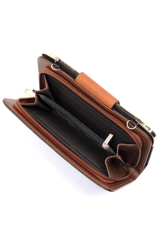 CM Monogram Turn Lock Crossbody Wallet-Fashion World-[option4]-[option5]-[option6]-[option7]-[option8]-Shop-Boutique-Clothing-for-Women-Online