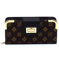 CM Monogram Turn Lock Crossbody Wallet-Fashion World-[option4]-[option5]-[option6]-[option7]-[option8]-Shop-Boutique-Clothing-for-Women-Online
