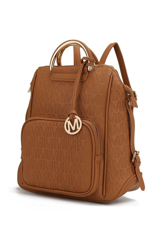 The Torra Milan Signature Backpack by Mia-MKF Collection by Mia K-Camel-One Size-[option4]-[option5]-[option6]-[option7]-[option8]-Shop-Boutique-Clothing-for-Women-Online