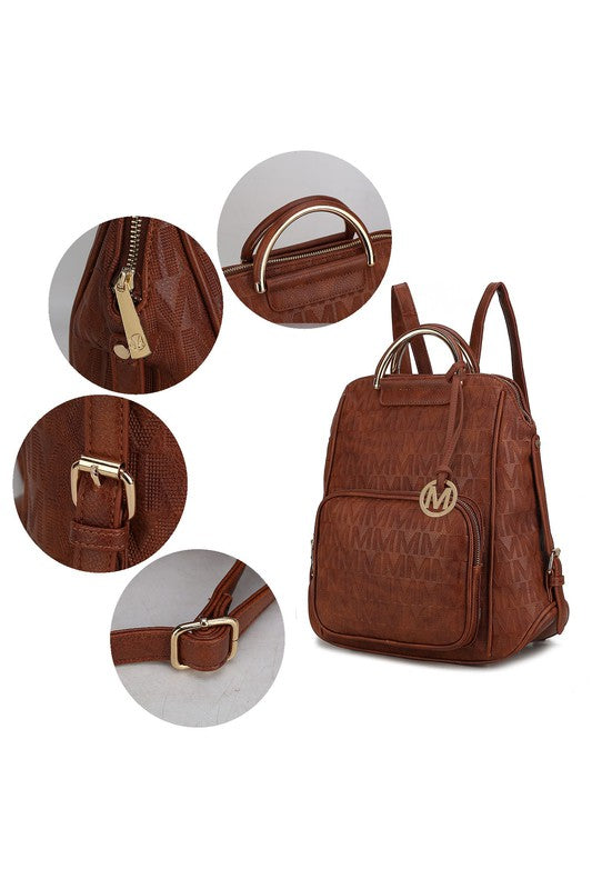 The Torra Milan Signature Backpack by Mia-MKF Collection by Mia K-[option4]-[option5]-[option6]-[option7]-[option8]-Shop-Boutique-Clothing-for-Women-Online