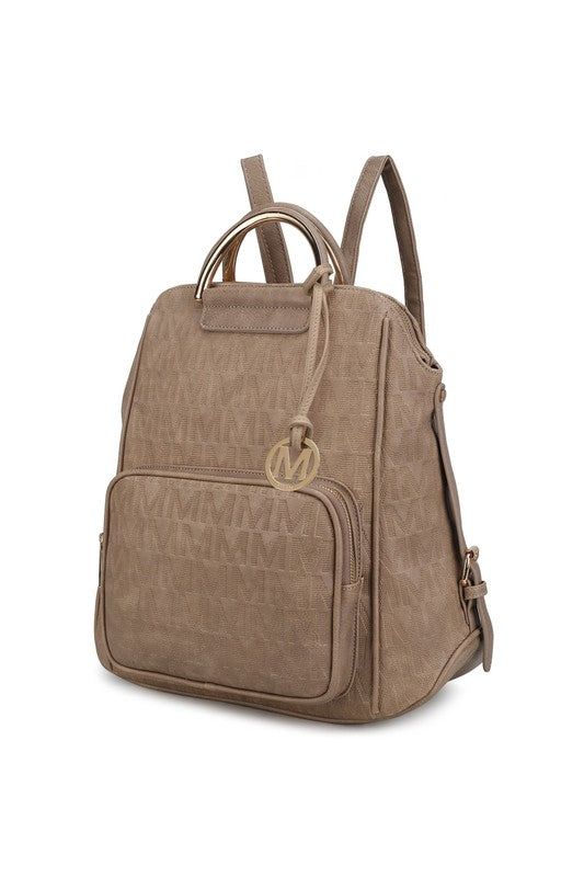 The Torra Milan Signature Backpack by Mia-MKF Collection by Mia K-Taupe-One Size-[option4]-[option5]-[option6]-[option7]-[option8]-Shop-Boutique-Clothing-for-Women-Online