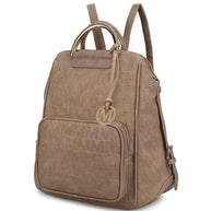 The Torra Milan Signature Backpack by Mia-MKF Collection by Mia K-Taupe-One Size-[option4]-[option5]-[option6]-[option7]-[option8]-Shop-Boutique-Clothing-for-Women-Online