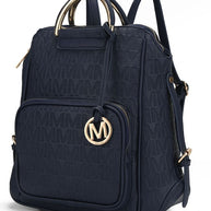 The Torra Milan Signature Backpack by Mia-MKF Collection by Mia K-Navy-One Size-[option4]-[option5]-[option6]-[option7]-[option8]-Shop-Boutique-Clothing-for-Women-Online