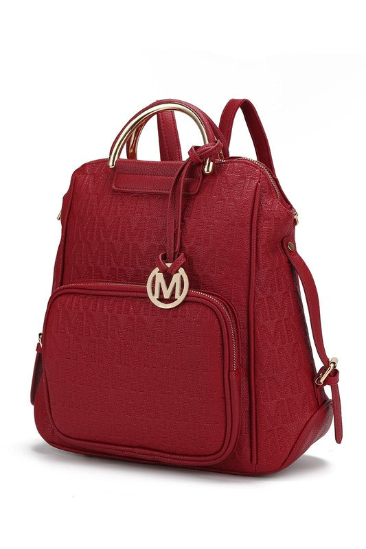 The Torra Milan Signature Backpack by Mia-MKF Collection by Mia K-Red-One Size-[option4]-[option5]-[option6]-[option7]-[option8]-Shop-Boutique-Clothing-for-Women-Online