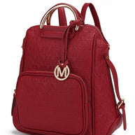 The Torra Milan Signature Backpack by Mia-MKF Collection by Mia K-Red-One Size-[option4]-[option5]-[option6]-[option7]-[option8]-Shop-Boutique-Clothing-for-Women-Online