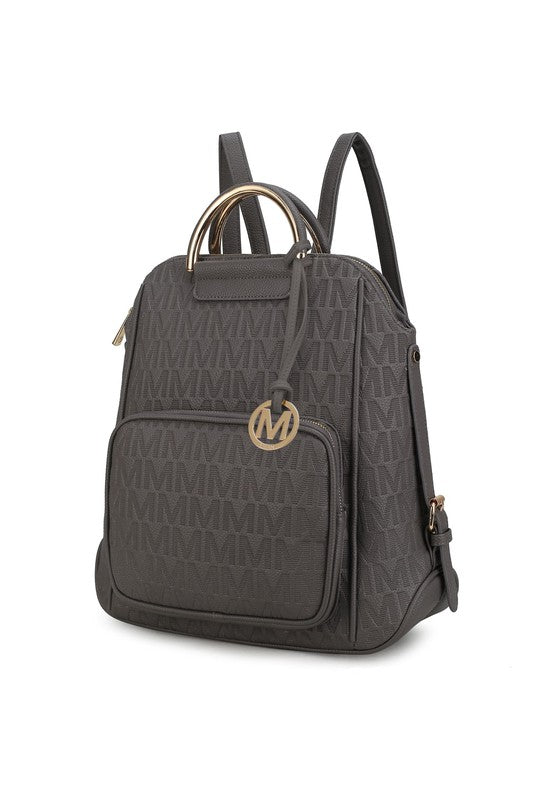 The Torra Milan Signature Backpack by Mia-MKF Collection by Mia K-Charcoal-One Size-[option4]-[option5]-[option6]-[option7]-[option8]-Shop-Boutique-Clothing-for-Women-Online