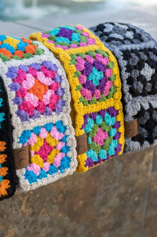 CC Handmade Colorful Crochet Pattern Head Wrap-Truly Contagious-[option4]-[option5]-[option6]-[option7]-[option8]-Shop-Boutique-Clothing-for-Women-Online