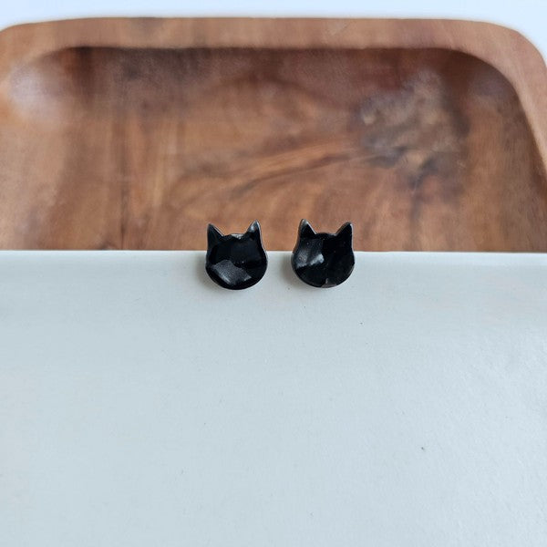 Cat Studs - Black-Spiffy & Splendid-Black-OneSize-[option4]-[option5]-[option6]-[option7]-[option8]-Shop-Boutique-Clothing-for-Women-Online