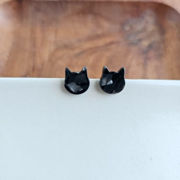 Cat Studs - Black-Spiffy & Splendid-Black-OneSize-[option4]-[option5]-[option6]-[option7]-[option8]-Shop-Boutique-Clothing-for-Women-Online