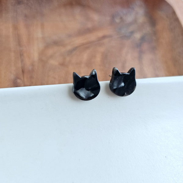 Cat Studs - Black-Spiffy & Splendid-Black-OneSize-[option4]-[option5]-[option6]-[option7]-[option8]-Shop-Boutique-Clothing-for-Women-Online