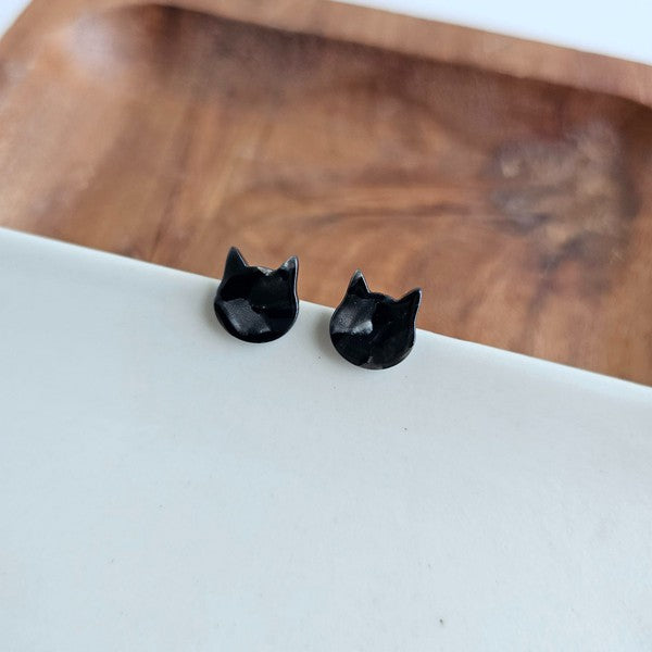 Cat Studs - Black-Spiffy & Splendid-Black-OneSize-[option4]-[option5]-[option6]-[option7]-[option8]-Shop-Boutique-Clothing-for-Women-Online