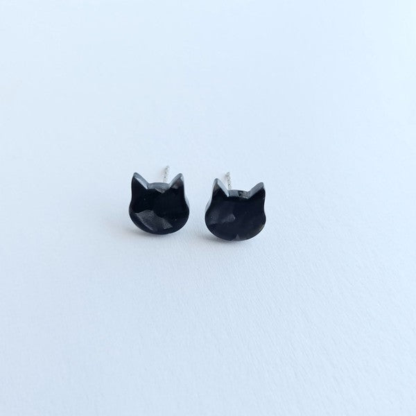 Cat Studs - Black-Spiffy & Splendid-Black-OneSize-[option4]-[option5]-[option6]-[option7]-[option8]-Shop-Boutique-Clothing-for-Women-Online