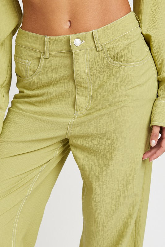 CONTRAST STITCHING STRAIGHT LEG PANTS-Emory Park-[option4]-[option5]-[option6]-[option7]-[option8]-Shop-Boutique-Clothing-for-Women-Online