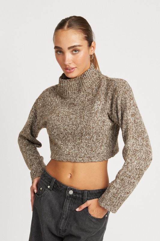 CONTRASTED TURTLE NECK CROP TOP-Emory Park-[option4]-[option5]-[option6]-[option7]-[option8]-Shop-Boutique-Clothing-for-Women-Online