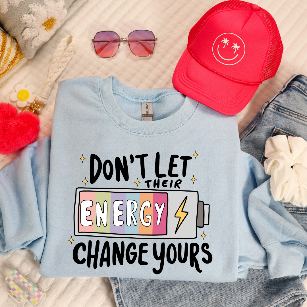 Their Energy Tee/Sweatshirt -light blue-sweatshirt-Knox and Nell Wholesale-[option4]-[option5]-[option6]-[option7]-[option8]-Shop-Boutique-Clothing-for-Women-Online