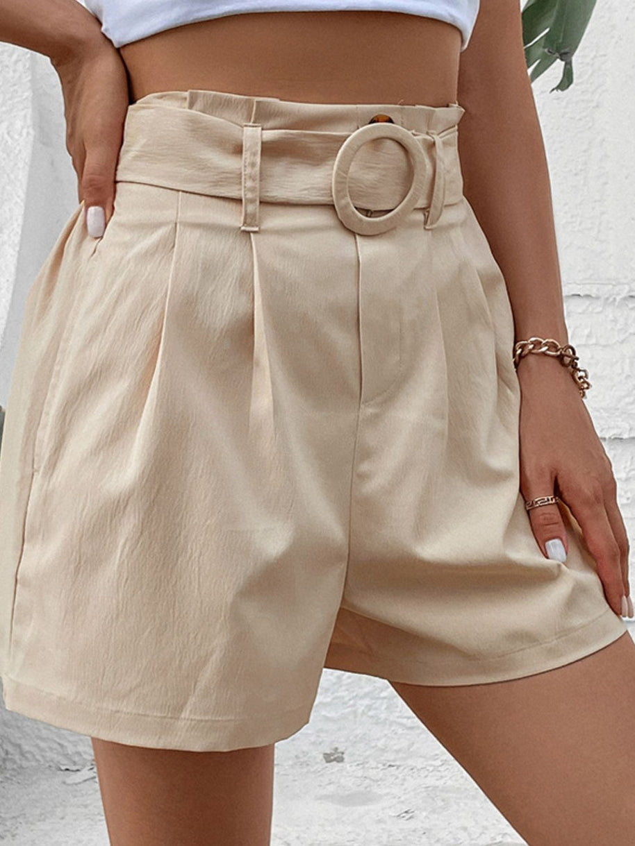 Perfee Belted Shorts with Pockets-Shorts-Trendsi-[option4]-[option5]-[option6]-[option7]-[option8]-Shop-Boutique-Clothing-for-Women-Online