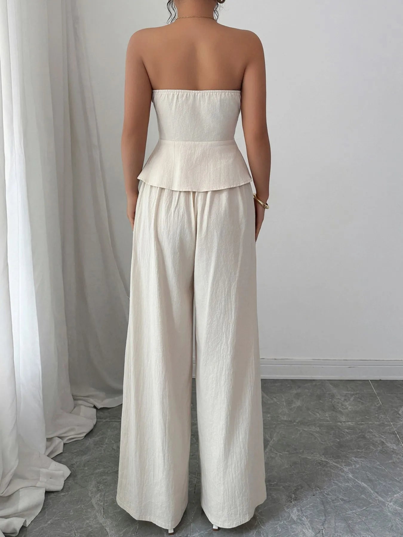 Sweetheart Neck Tube Top and Pants Set-Sets-Trendsi-[option4]-[option5]-[option6]-[option7]-[option8]-Shop-Boutique-Clothing-for-Women-Online