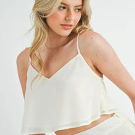 MABLE Crop Cami and Ruffled Wide Leg Pants Set-Sets-Trendsi-[option4]-[option5]-[option6]-[option7]-[option8]-Shop-Boutique-Clothing-for-Women-Online