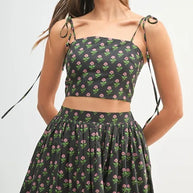 MABLE Floral Crop Top and Skirt Set-sets-Trendsi-[option4]-[option5]-[option6]-[option7]-[option8]-Shop-Boutique-Clothing-for-Women-Online